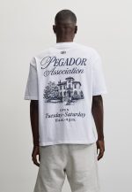 PEGADOR CARLOFORTE OVERSIZED TEE WHITE PGDR-7098-004 - Image 2