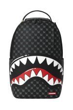 SPRAYGROUND SHARKS IN PARIS WTF BUBBLY BLACK CHECK DLXSV BACKPACK B8633 45 x 15 x 29 cm