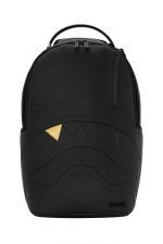 SPRAYGROUND BLACKED OUT EMBOSSED GOLD TOOTH BACKPACK B9325 46 x 15 x 29 cm