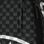 SPRAYGROUND BLACK AND WHITE DRIP CHECK DLXSV BACKPACK B8553 45 x 15 x 29 cm - Image 4