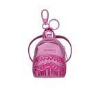 SPRAYGROUND METALLIC PINK METALLIC DRIP KEYCHAIN K9525 7.5 cm x 9 cm x 3.8 cm