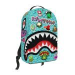 SPRAYGROUND EMBELLISHED FLEECE MONSTER BACKPACK B8850 46 x 15 x 29 cm