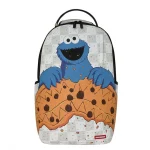 SPRAYGROUND SESAME STREET COOKIE MONSTER SHARK DLXSR BACKPACK B9124 46 x 15 x 29 cm