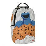 SPRAYGROUND SESAME STREET COOKIE MONSTER SHARK DLXSR BACKPACK B9124 46 x 15 x 29 cm - Image 2