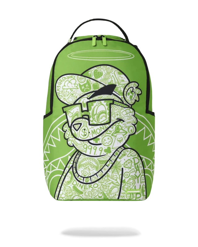 SPRAYGROUND MONEY BEAR COLOR BLOCK DOODLE BACKPACK B8614 46 x 15 x 29 cm - SPRAYGROUND