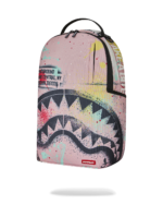 SPRAYGROUND SHARK CENTRAL PINK LAB COAT STREET ART BACKPACK B8837 46 x 15 x 29 cm - Image 7