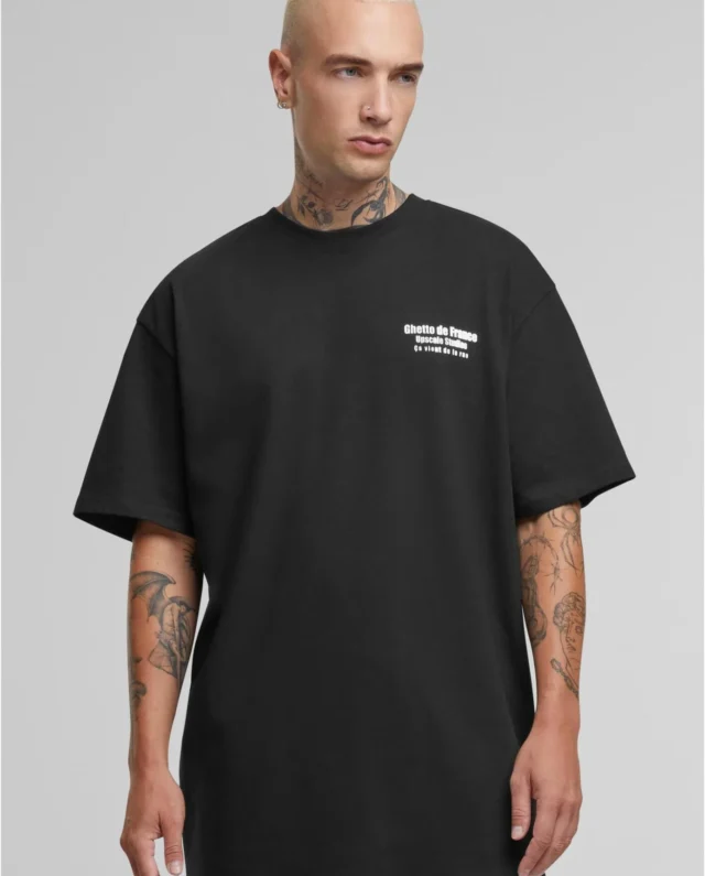 Mister Tee Ghetto de France Oversize Tee Black MT3496