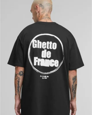Mister Tee Ghetto de France Oversize Tee Black MT3496 - Mr.Tee