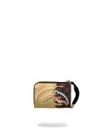 SPRAYGROUND SHARKS IN PARIS GOLD DRIP WALLET W9341 11.5 x 7.5 x 2 cm
