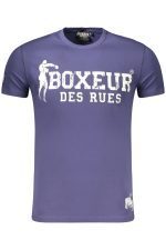 BOXEUR DES RUES MEN'S SHORT SLEEVED T-SHIRT BLUE