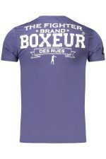 BOXEUR DES RUES MEN'S SHORT SLEEVED T-SHIRT BLUE - Image 2