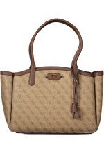 GUESS JEANS WOMEN'S BEIGE BAG