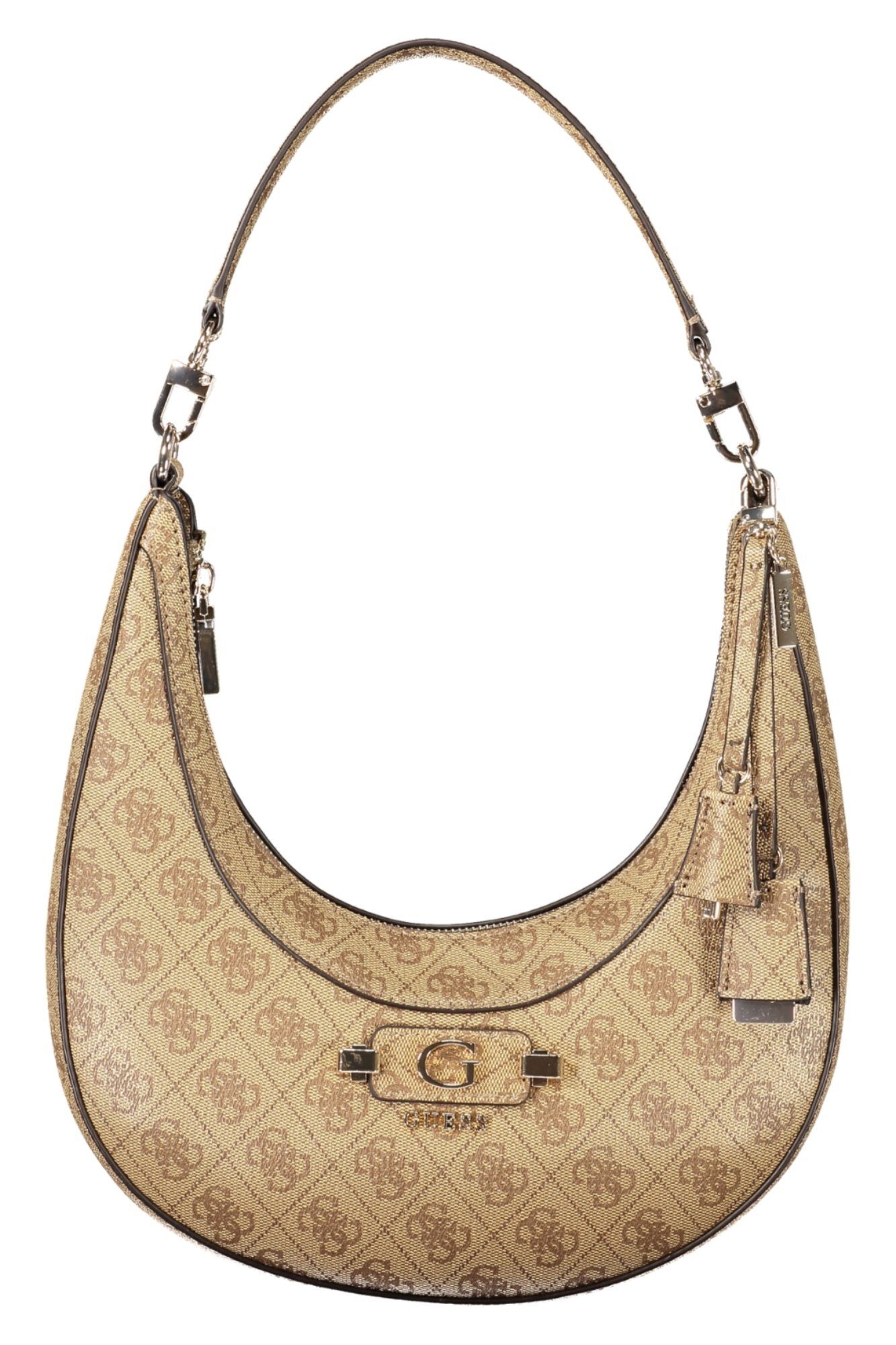 guessjeansborsadonnabeige_1 GUESS JEANS WOMEN'S BEIGE BAG - Image 1