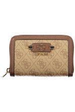 GUESS JEANS WOMEN'S BEIGE WALLET