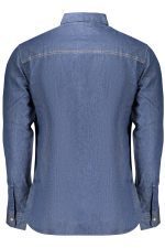 PEPE JEANS MEN'S LONG-SLEEVED SHIRT, BLUE - Image 2