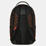 SPRAYGROUND SHARKS IN PARIS WTF BUBBLE BROWN CHECK BACKPACK B8634 46 x 15 x 29 cm - Image 3