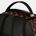SPRAYGROUND SHARKS IN PARIS WTF BUBBLE BROWN CHECK BACKPACK B8634 46 x 15 x 29 cm - Image 5