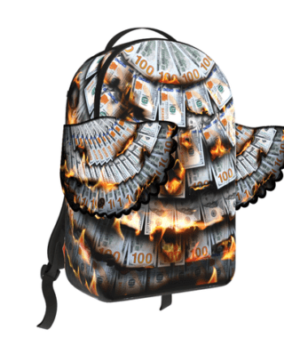SPRAYGROUND SCORCHING MONEY FEATHERS BACKPACK B8554 46 x 15 x 29 cm