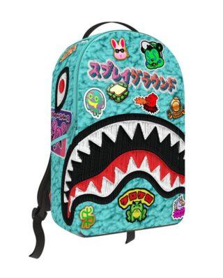 SPRAYGROUND EMBELLISHED FLEECE MONSTER BACKPACK B8850 46 x 15 x 29 cm