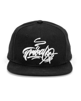 TRIBAL BAKER SCRIPT SNAPBACK CAP BLACK TR9516-005 - Tribal