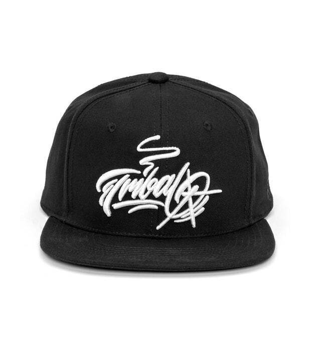 TRIBAL BAKER SCRIPT SNAPBACK CAP BLACK TR9516-005 - Tribal