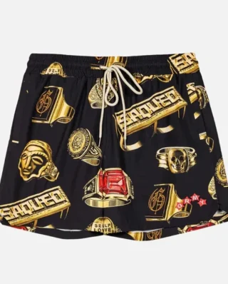 GRIMEY THE OG TOUR SWIMMING SHORTS BLACK GBS210-BLK - LONSDALE LONDON