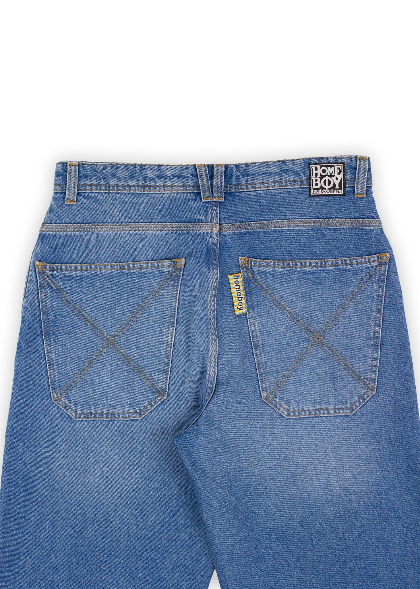 Homeboy X-tra Baggy Vintage Denim Vintage Blue 01PA0386 - Image 4