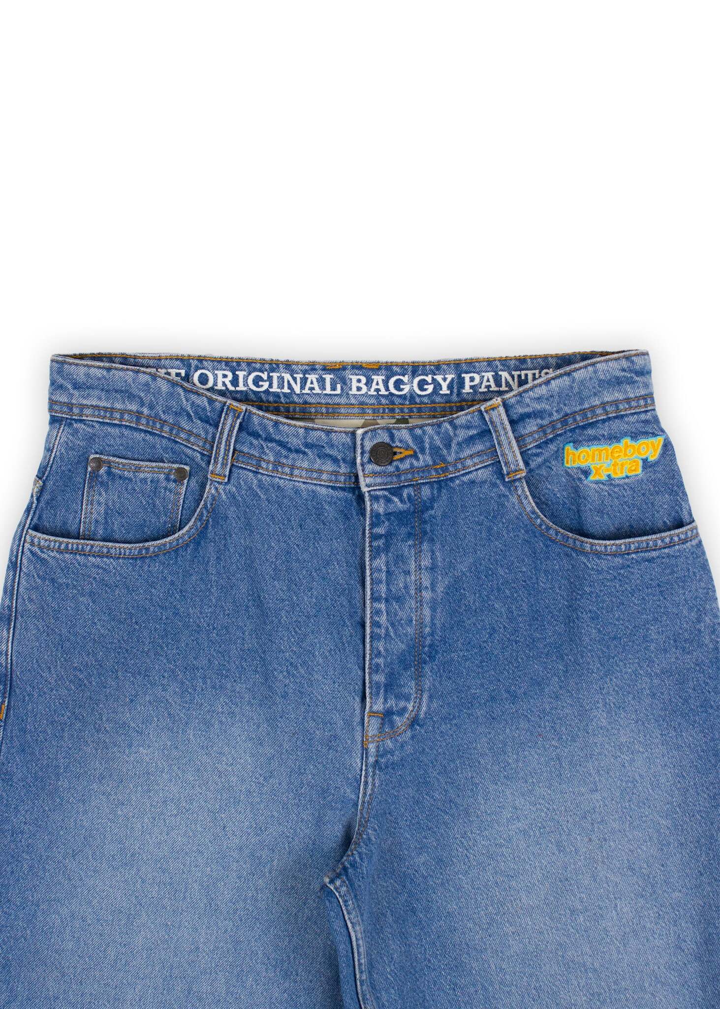 Homeboy X-tra Baggy Vintage Denim Vintage Blue 01PA0386 - Image 3