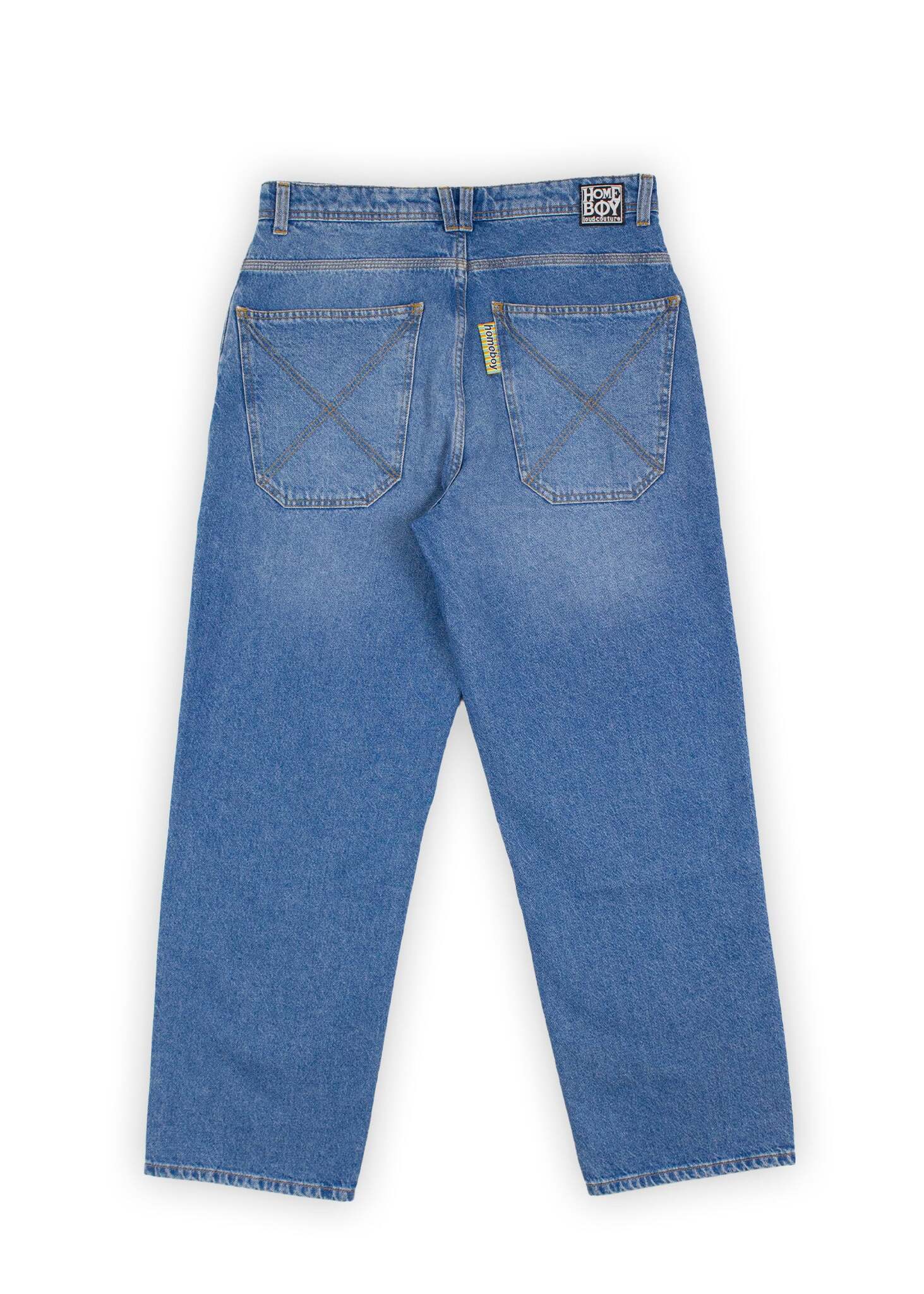 Homeboy X-tra Baggy Vintage Denim Vintage Blue 01PA0386 - Image 2