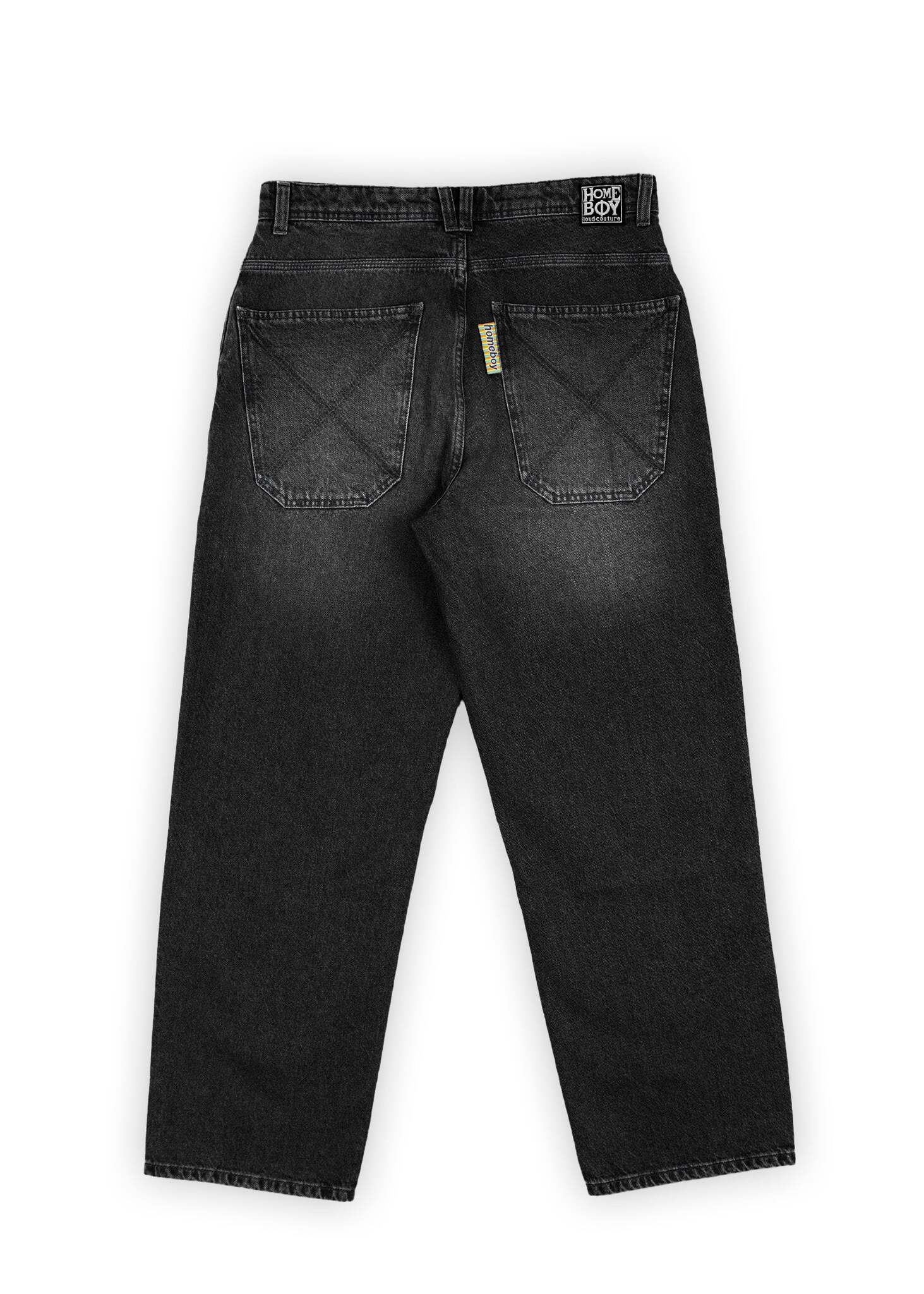 Homeboy X-tra Baggy Vintage Denim Vintage Black 01PA0387 - Image 6