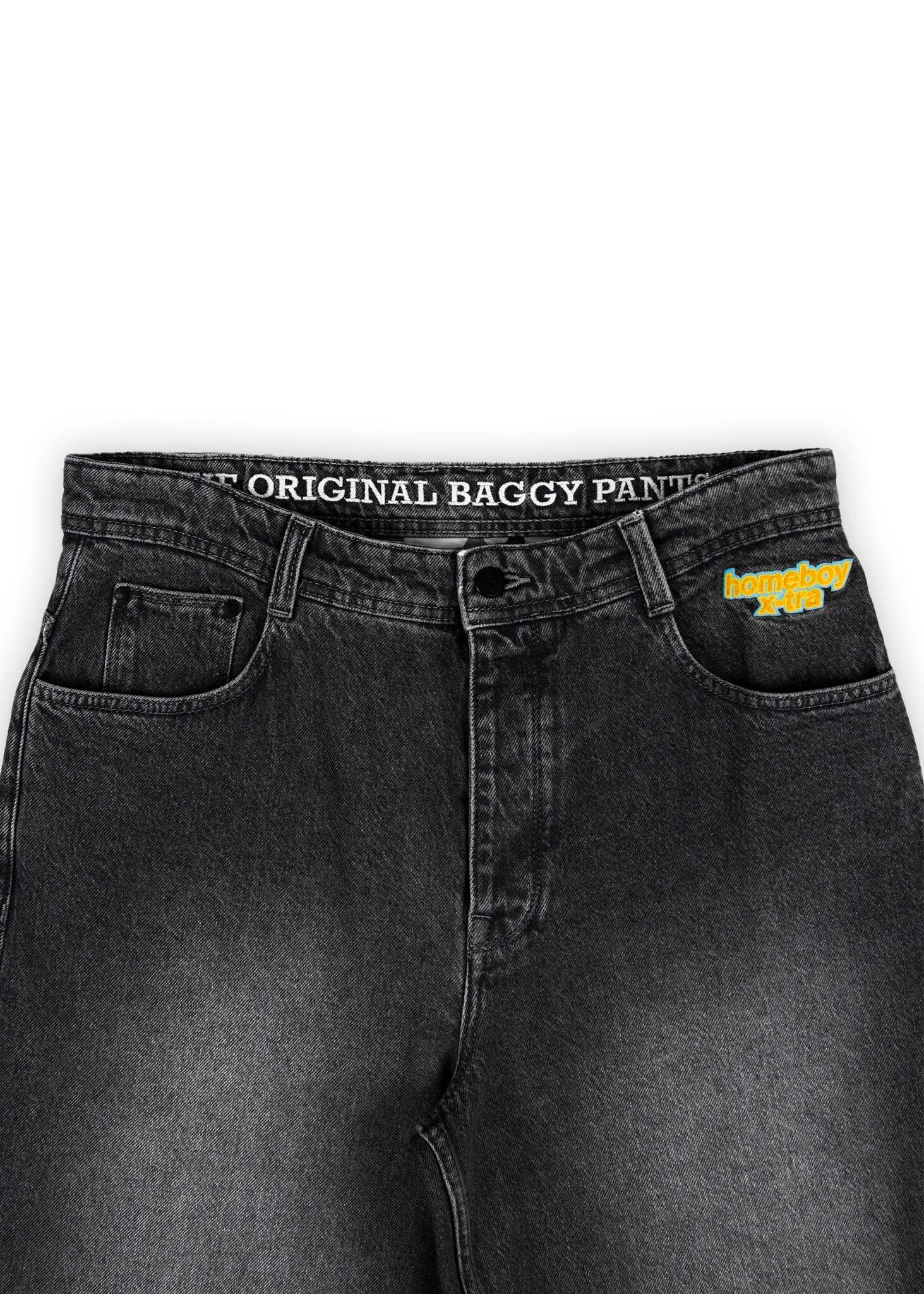 Homeboy X-tra Baggy Vintage Denim Vintage Black 01PA0387 - Image 7