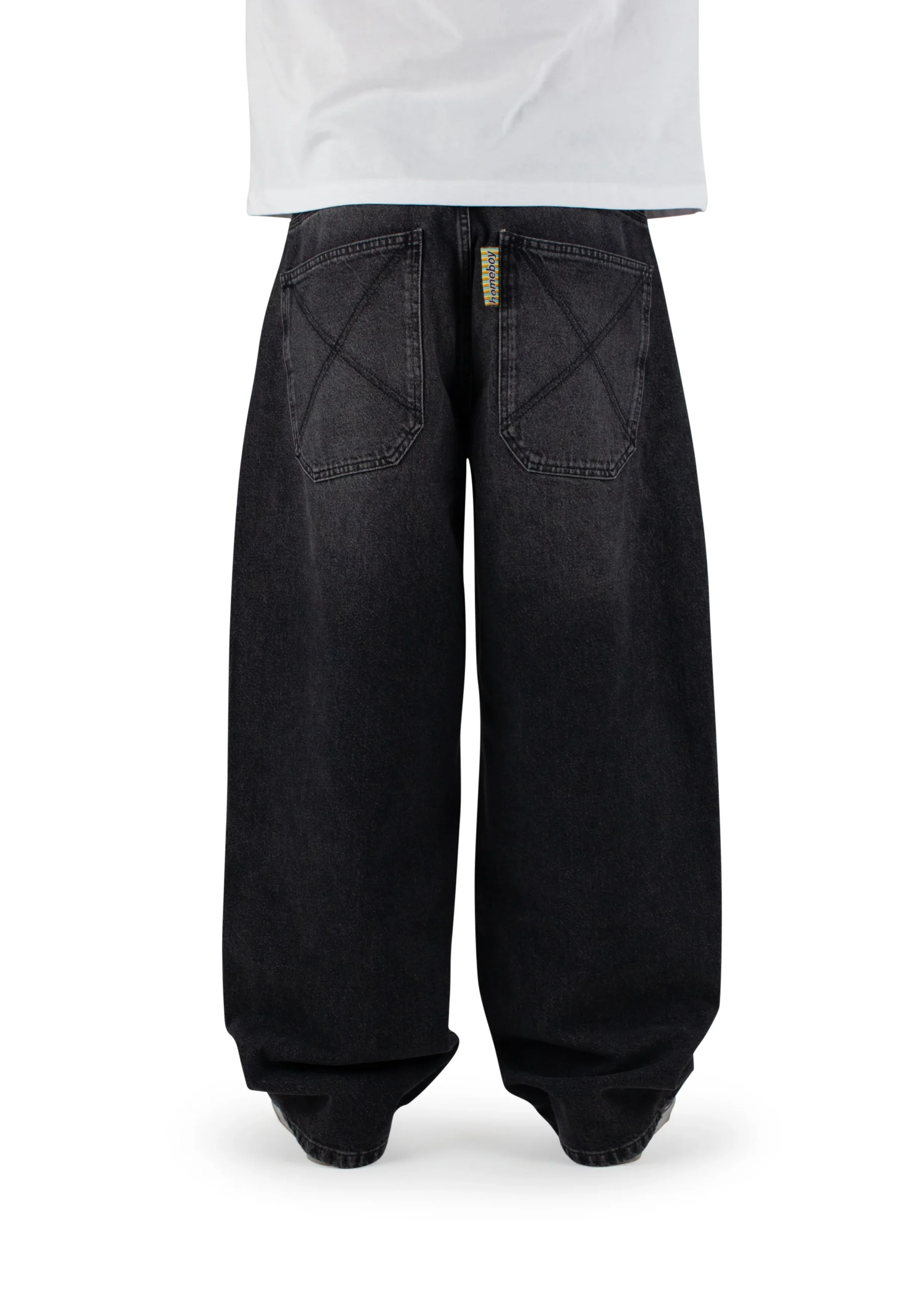 Homeboy X-tra Monster Vintage Denim Vintage Black 01PA1087-87 - Image 2
