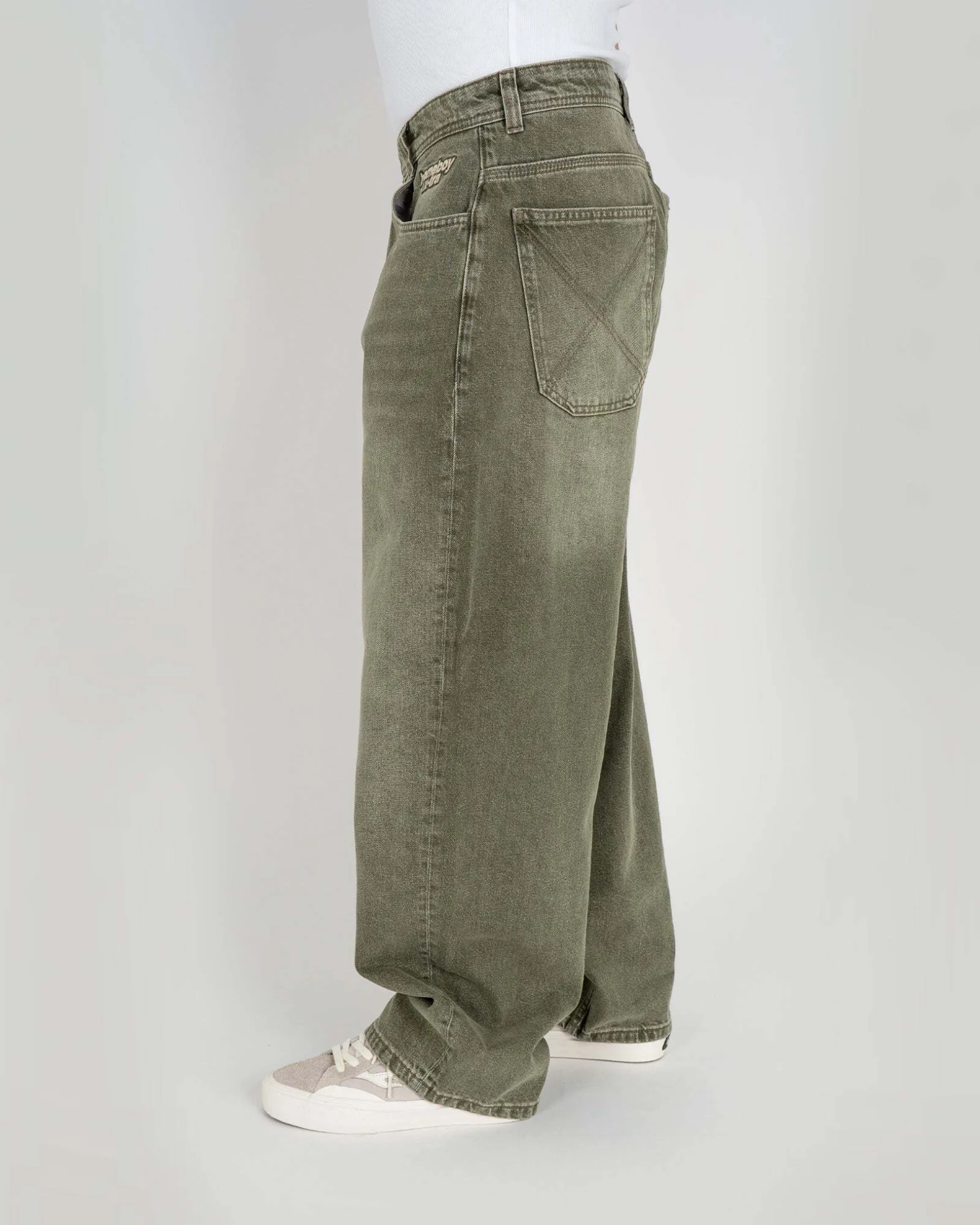 X-TRA MONSTER DYE DENIM WASHED GREEN 01PA1088 - Image 5