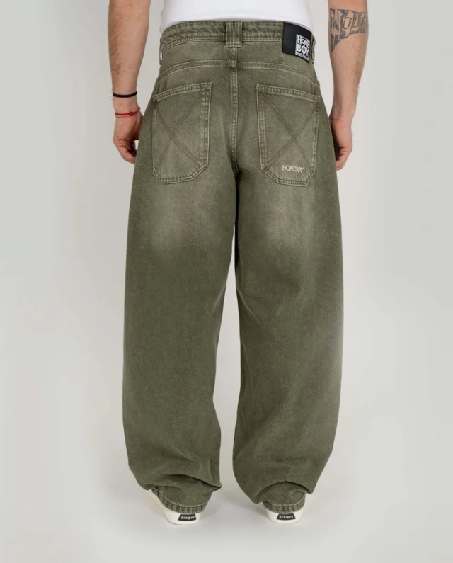 01PA1088-32x-traMONSTERDyeDenimWASHEDGREEN-32_3 X-TRA MONSTER DYE DENIM WASHED GREEN 01PA1088 - HOMEBOY