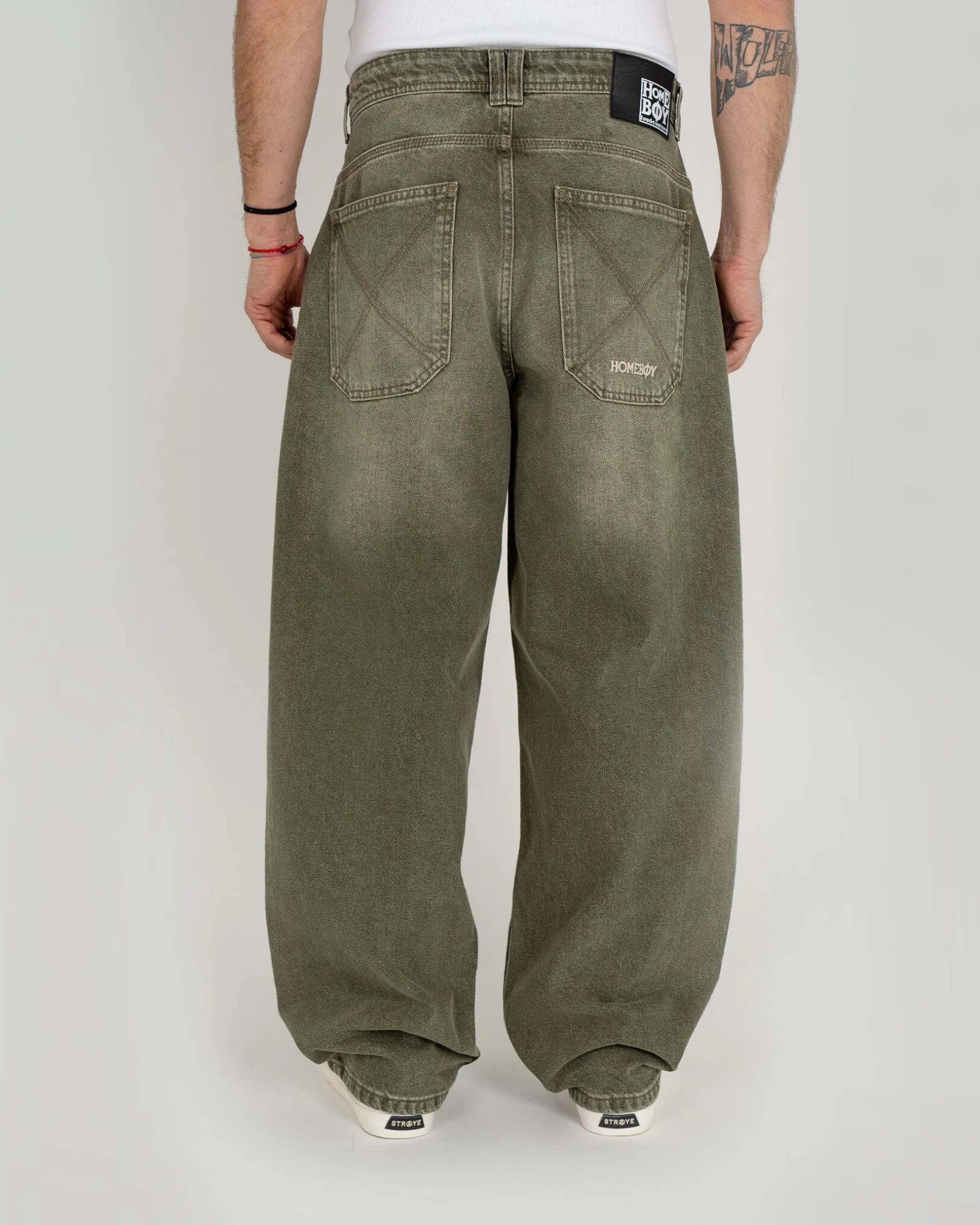 X-TRA MONSTER DYE DENIM WASHED GREEN 01PA1088 - Image 2