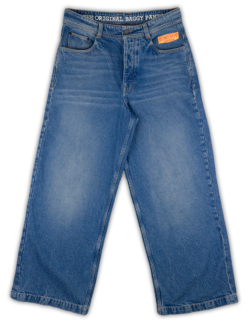 Homeboy X-tra Desperado Denim Vintage Blue 01PA2200-86 - Image 8