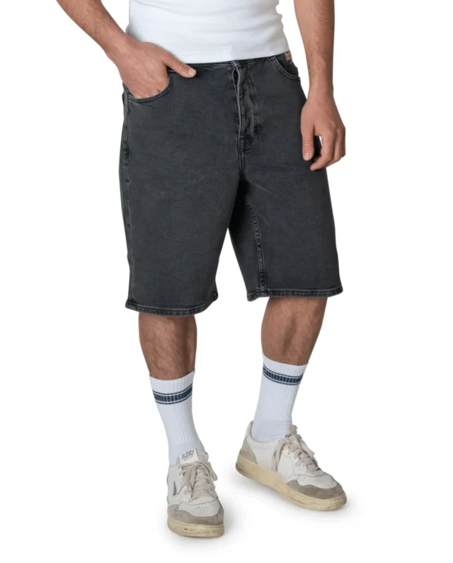 HOMEBOY X-TRA BAGGY SHORTS WASHED GREY 01SH0384-85