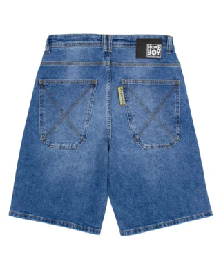 HOMEBOY X-TRA BAGGY VINTAGE SHORTS VINTAGE BLUE 01SH0386-86-22 - HOMEBOY