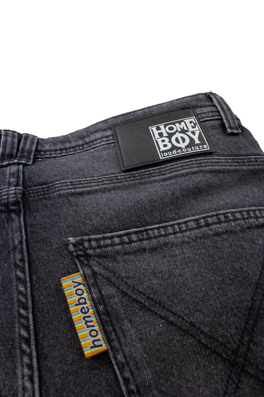 HOMEBOY X-TRA MONSTER VINTAGE SHORTS VINTAGE BLACK 01SH1087-87-22 - Image 4