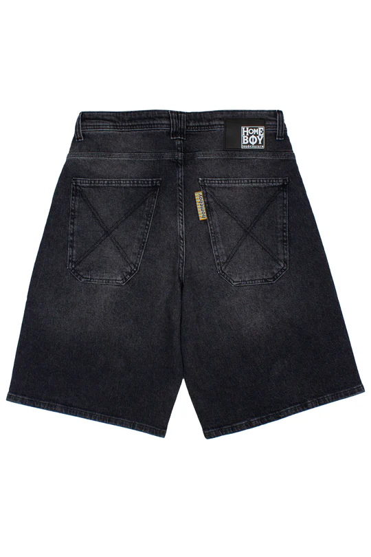 HOMEBOY X-TRA MONSTER VINTAGE SHORTS VINTAGE BLACK 01SH1087-87-22 - Image 2