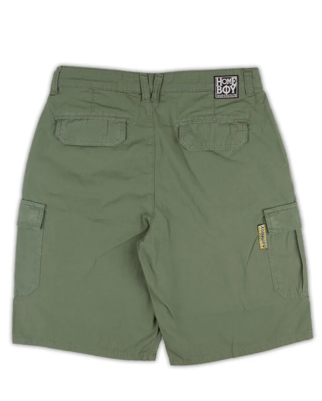 HOMEBOY X-TRA MONSTER CARGO SHORTS OLIVE 01SH1500-83 - HOMEBOY