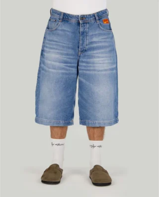 HOMEBOY x-tra DESPERADOS Denim SHORTS 6/8 VINTAGE BLUE 01SH2200-83