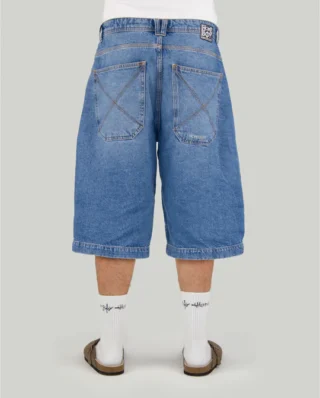 HOMEBOY x-tra DESPERADOS Denim SHORTS 6/8 VINTAGE BLUE 01SH2200-83 - HOMEBOY