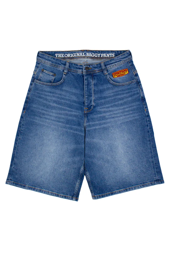 HOMEBOY X-TRA DESPERADO DENIM SHORTS VINTAGE BLUE 01SH2200-86