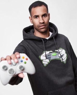 HANDS OF GOLD ALL DAY HOODIE HG001 CHARCOAL GREY - Hands Of Gold