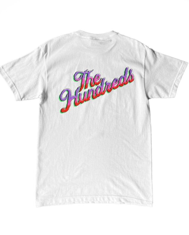 THE HUNDREDS WILD SLANT T-SHIRT WHITE - THE HUNDREDS