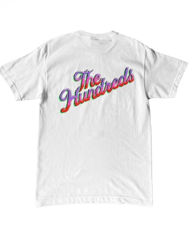 THE HUNDREDS WILD SLANT T-SHIRT WHITE - THE HUNDREDS