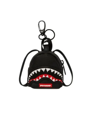 SPRAYGROUND FLY KNIT MOUTH KEYCHAIN K8031 2x3 inches