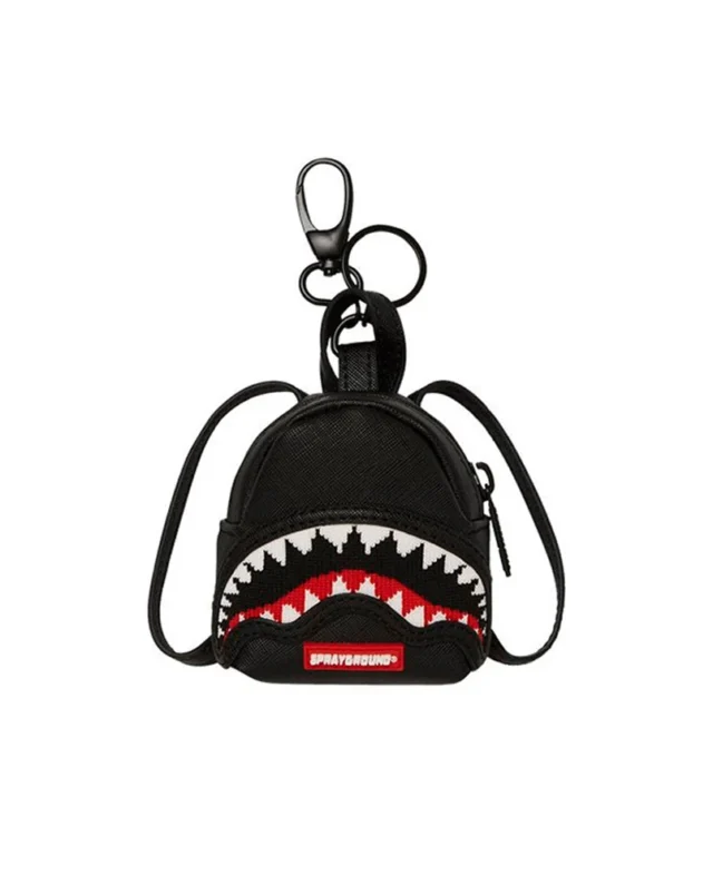 SPRAYGROUND FLY KNIT MOUTH KEYCHAIN K8031 2x3 inches