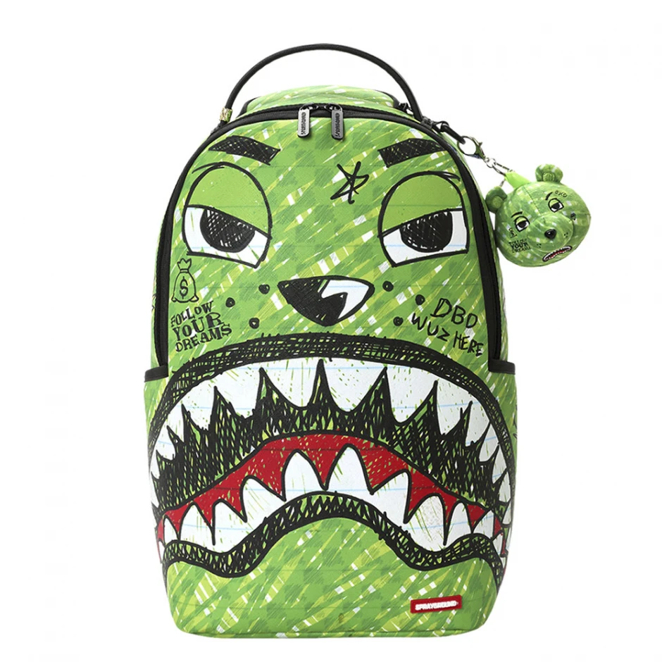 SPRAYGROUND MONEY BEAR DOODLE BACKPACK B8670 46 x 15 x 29 cm